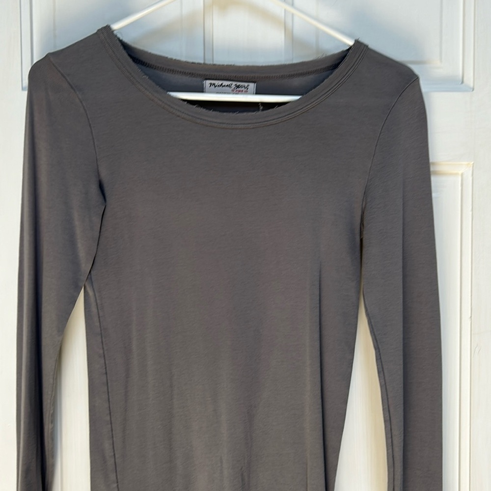 Michael Stars grey long sleeve tee